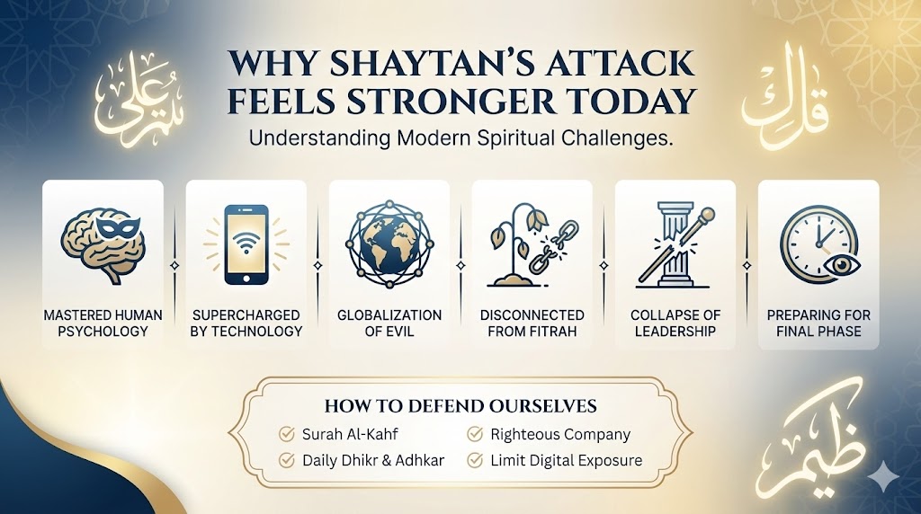 Why the Attacks of Shayṭān Seem Stronger Today