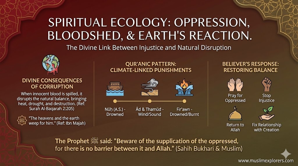Does the Blood of the Oppressed Affect the Earth and Its Heat?