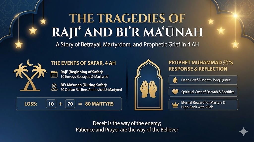 The Tragedies of Rajīʿ and Bi’r Maʿūnah: Betrayal, Da‘wah, and Martyrdom
