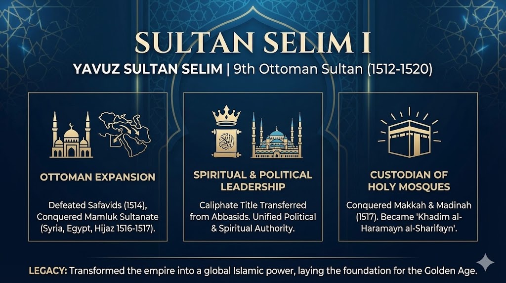 Sultan Selim I Ascends: The Rise of an Ottoman Caliph and a Global Islamic Shift