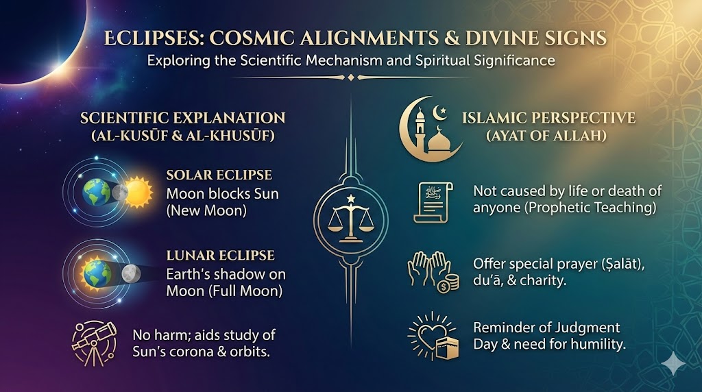 Solar & Lunar Eclipses: Scientific Explanation and the Sunnah Response