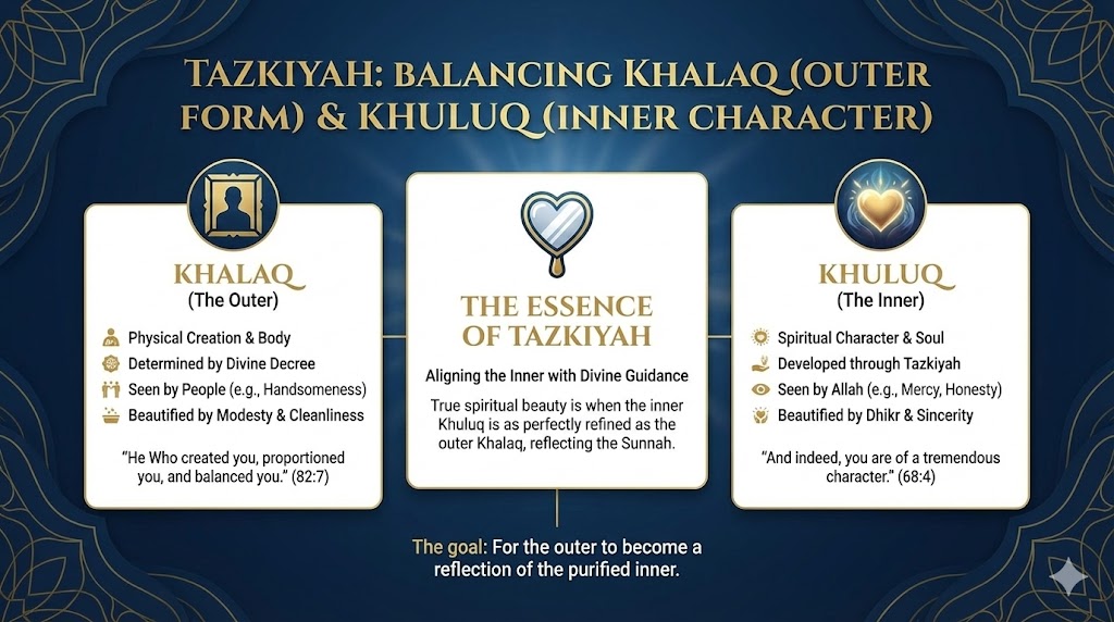 The Difference Between Khalaq and Khuluq in the Path of Tazkiyah