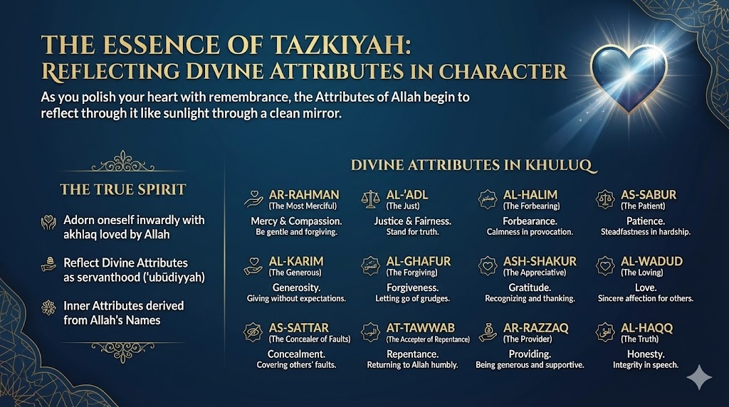 The Divine Attributes Reflected in the Purified Khuluq