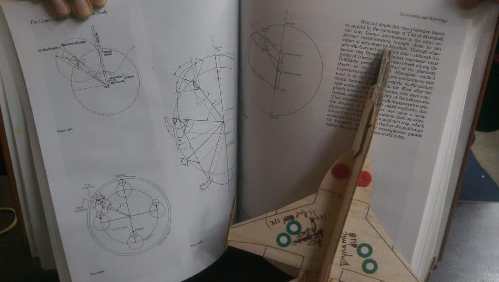 Aerodynamics book with jet