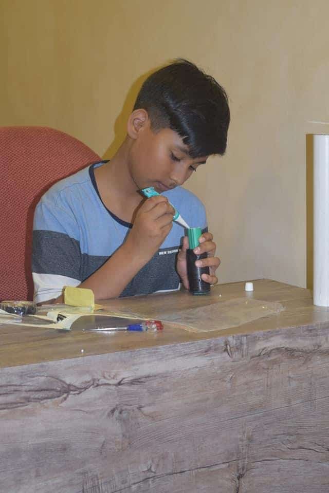 Focused learner with tools