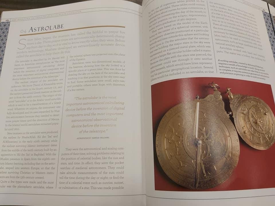 Astronomy book open