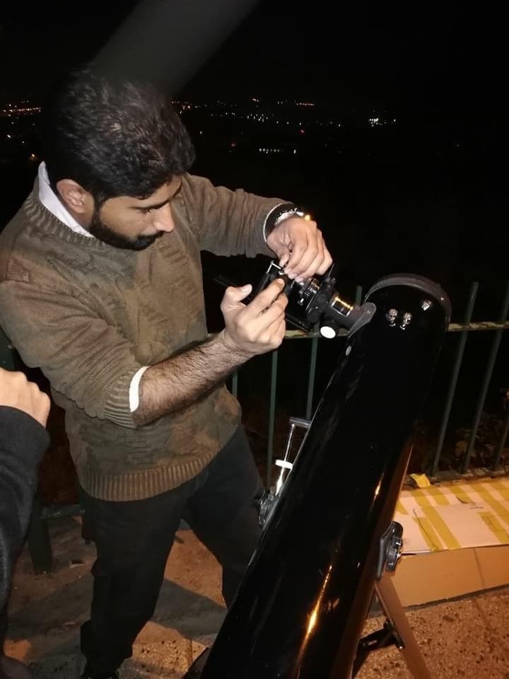 Using a telescope