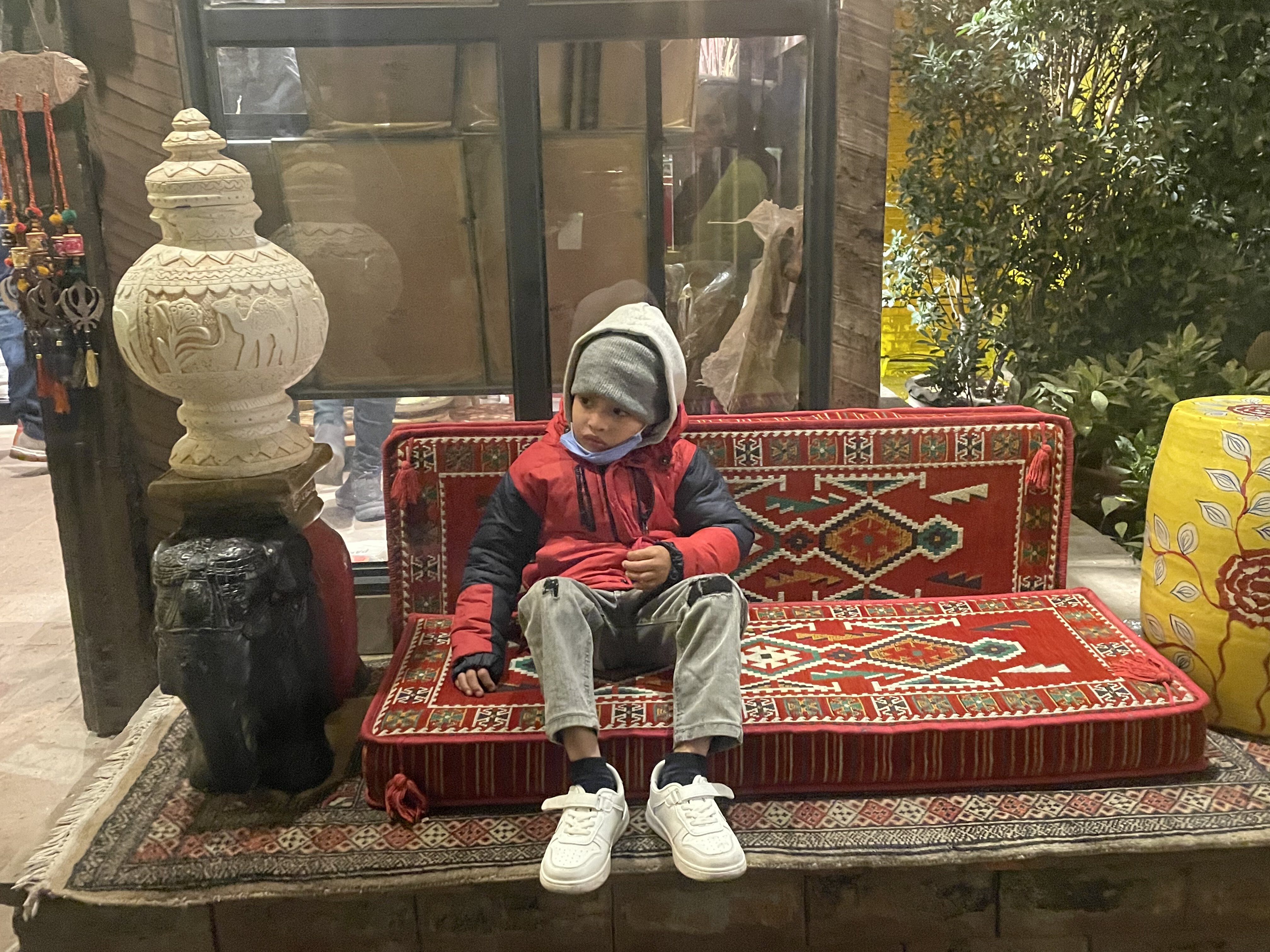 Kids exploring Lahore heritage
