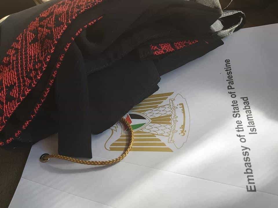Embroidery with cultural artifacts