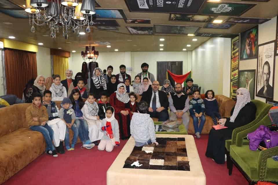 Cultural gathering with decor