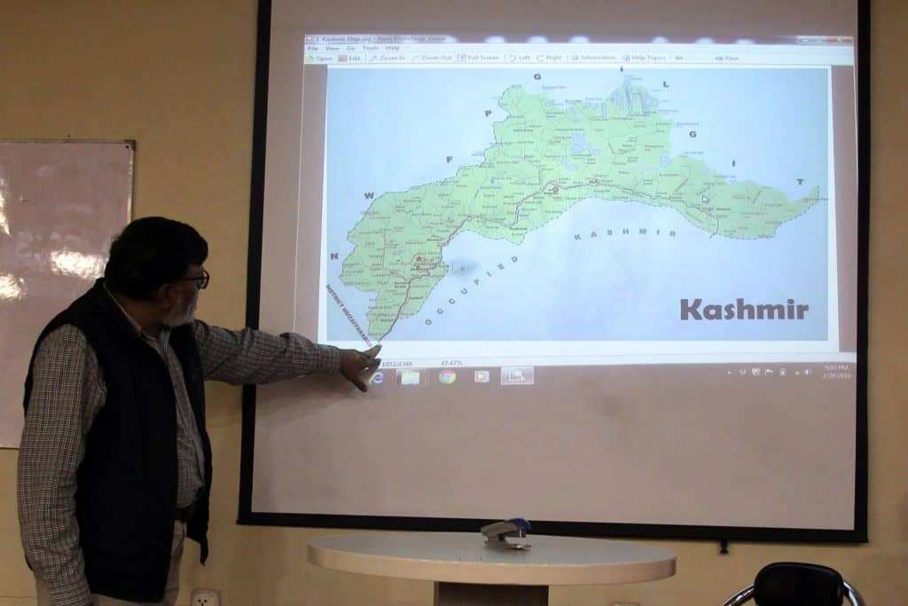 Tourist map of Pakistan